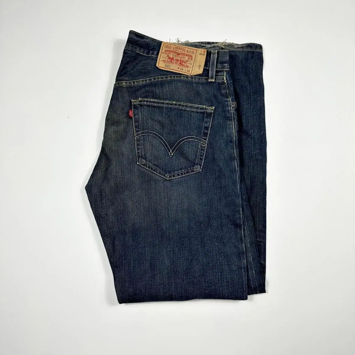 Levi's 501 Jin Blue Straight Denim Pants (34 inch)