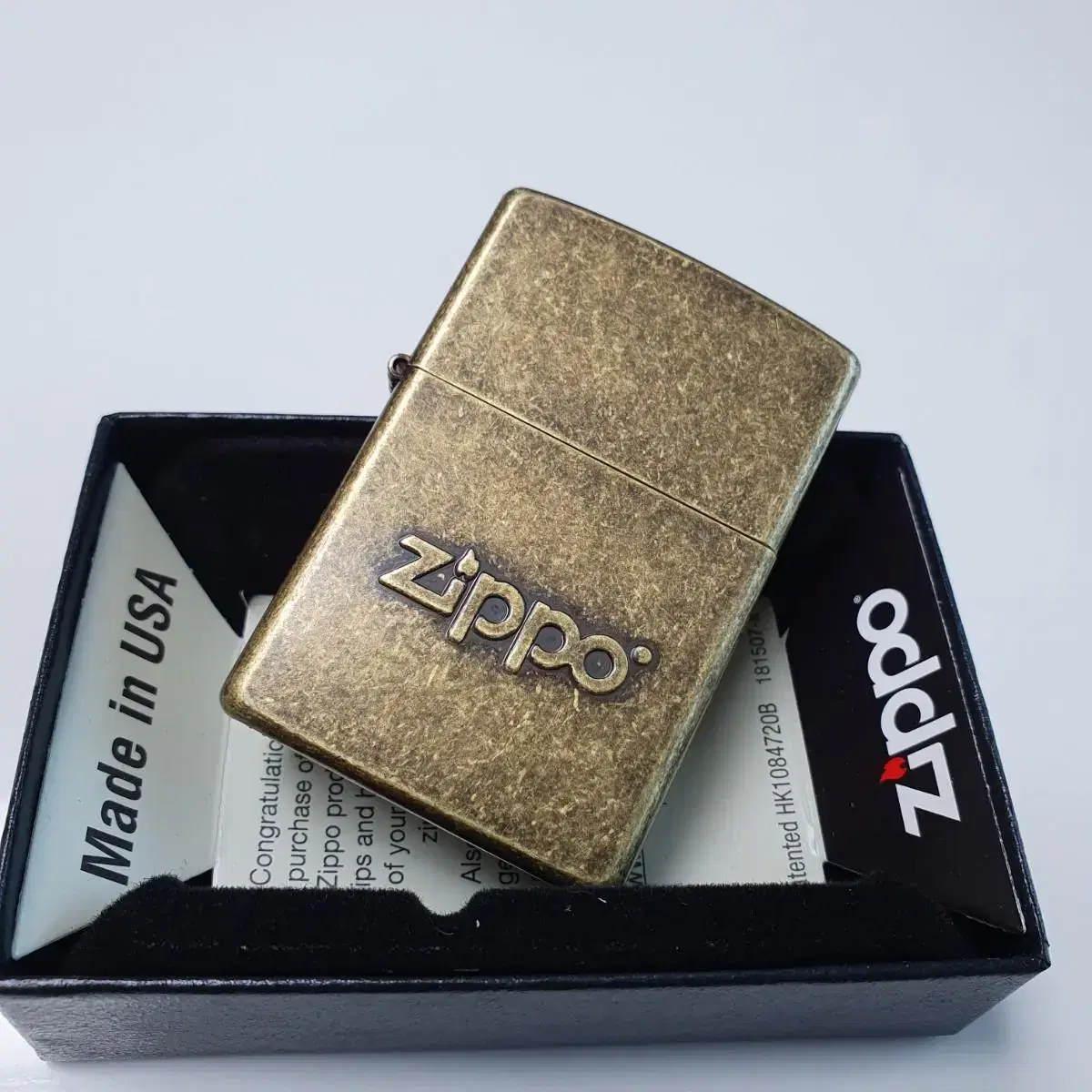 28994 ZIPPO STAMP ANTI BRAS 정품 새 지포라이터