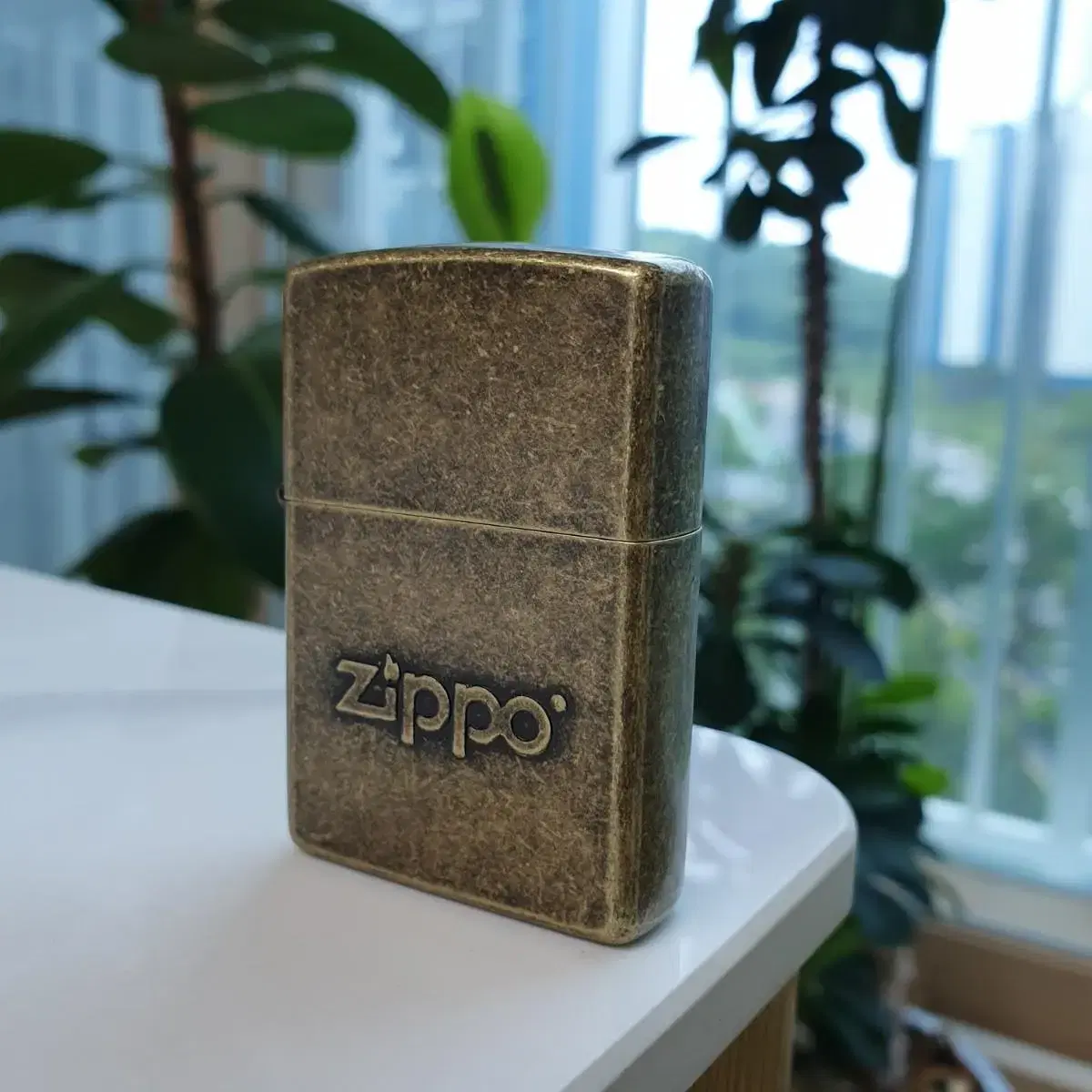 28994 ZIPPO STAMP ANTI BRAS 정품 새 지포라이터