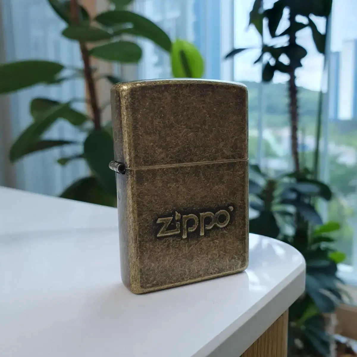 28994 ZIPPO STAMP ANTI BRAS 정품 새 지포라이터