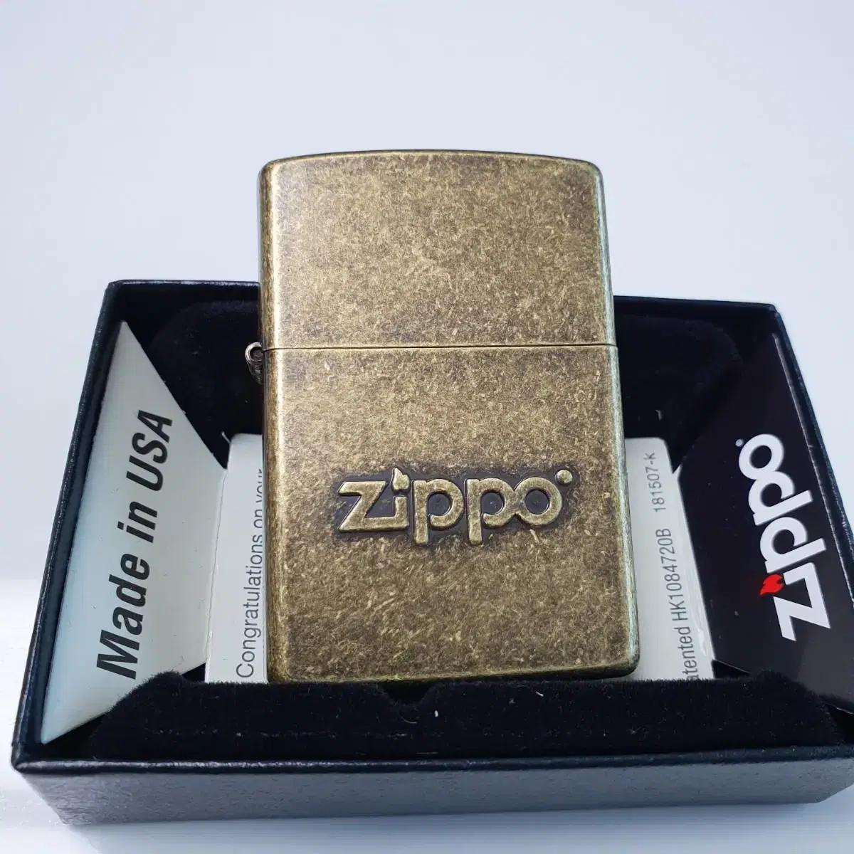 28994 ZIPPO STAMP ANTI BRAS 정품 새 지포라이터