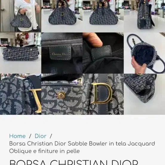 디올 트로터 핸드백 Dior Trotter Hand Bag