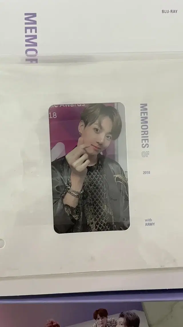 BTS 2018 메모리즈 블루레이 정국 포카 풀구성