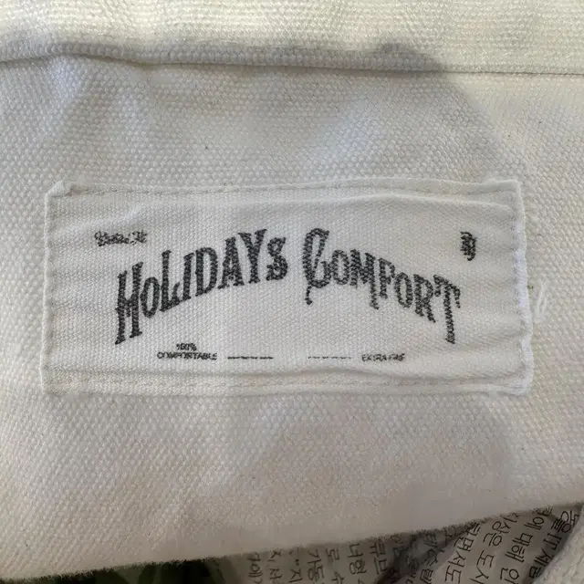 HOLIDAYS COMFORT ALL 캔버스 토트백