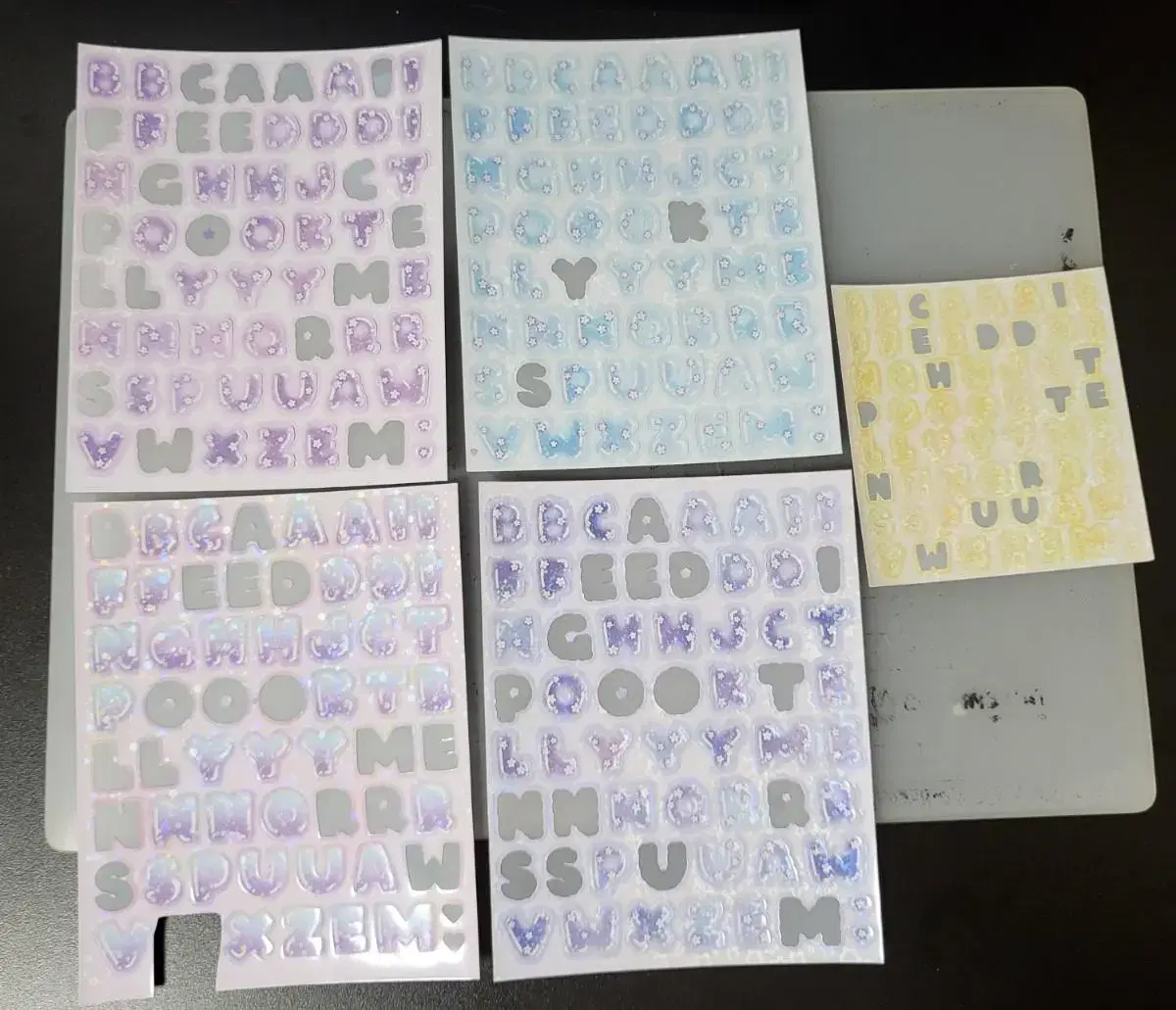 9009 Alphabet stickers