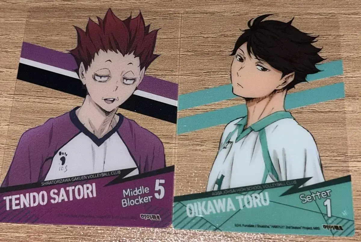 Haikyuu Movie pre-order benefit Toru Oikawa Ten Tendo Satori Transparent Photocard