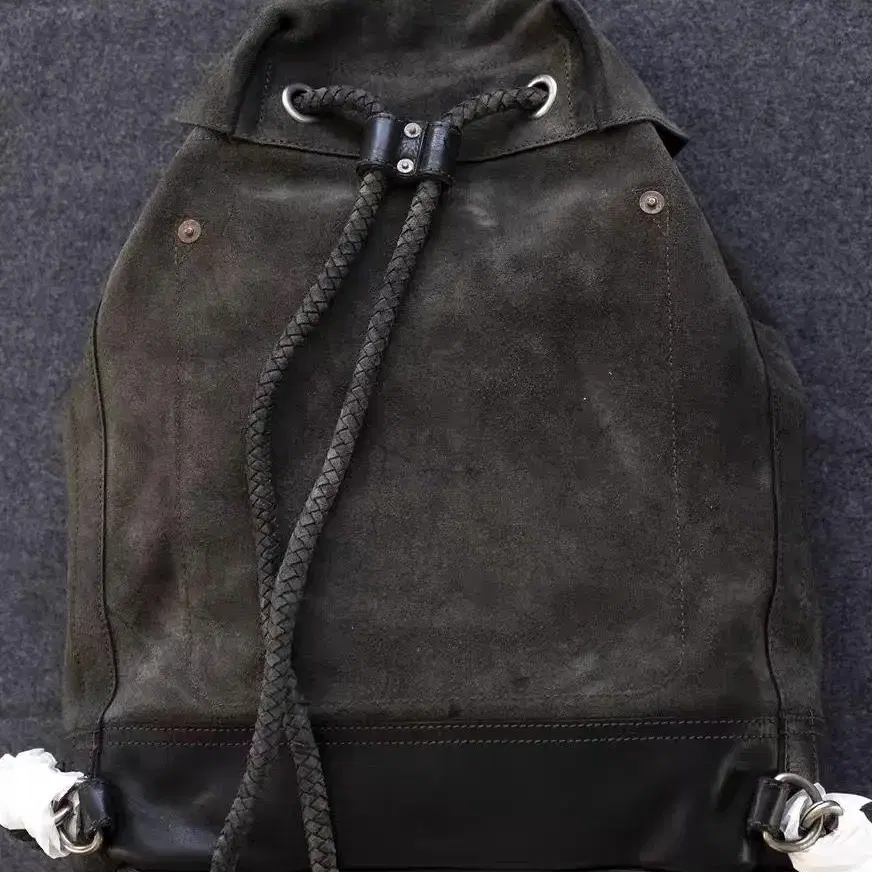 할인. 더블알엘 가방 RRL Leather Rucksack 가죽 백팩