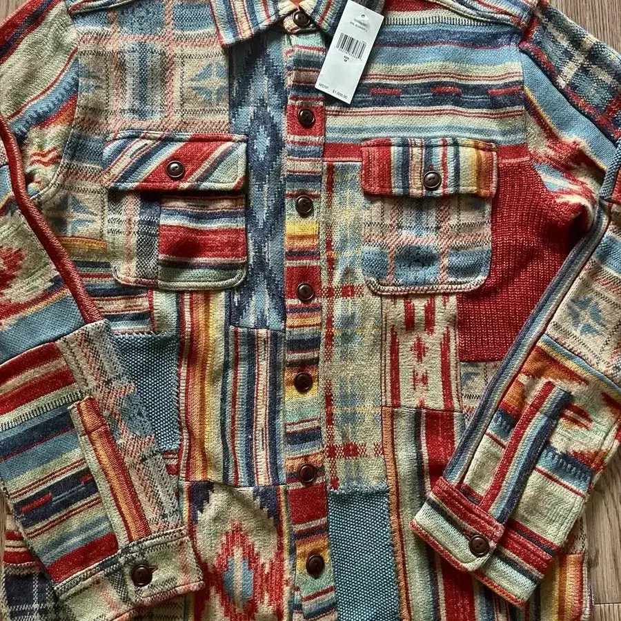 더블알엘 패치 셔츠 더블알엘 셔츠 RRL patchwork shirt