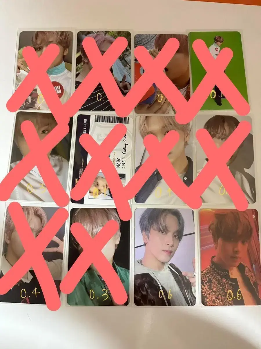 nct haechan photocard wts sticker haechan ncit payboret haechan