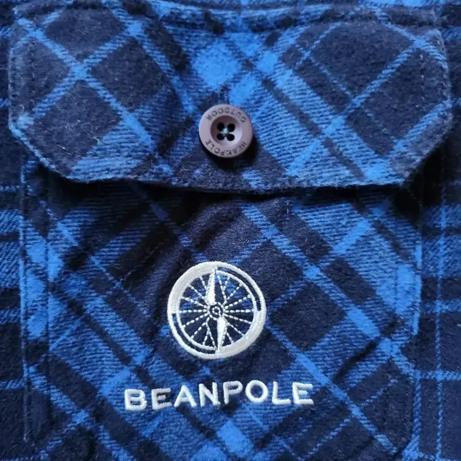 빈폴 beanpole 아웃도어 기모 셔츠 빈폴 자켓  플란넬 아우터 95