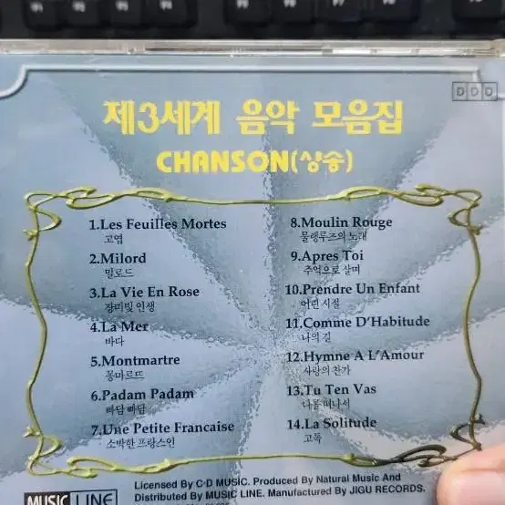 제 3세계 음악 모음집 cd