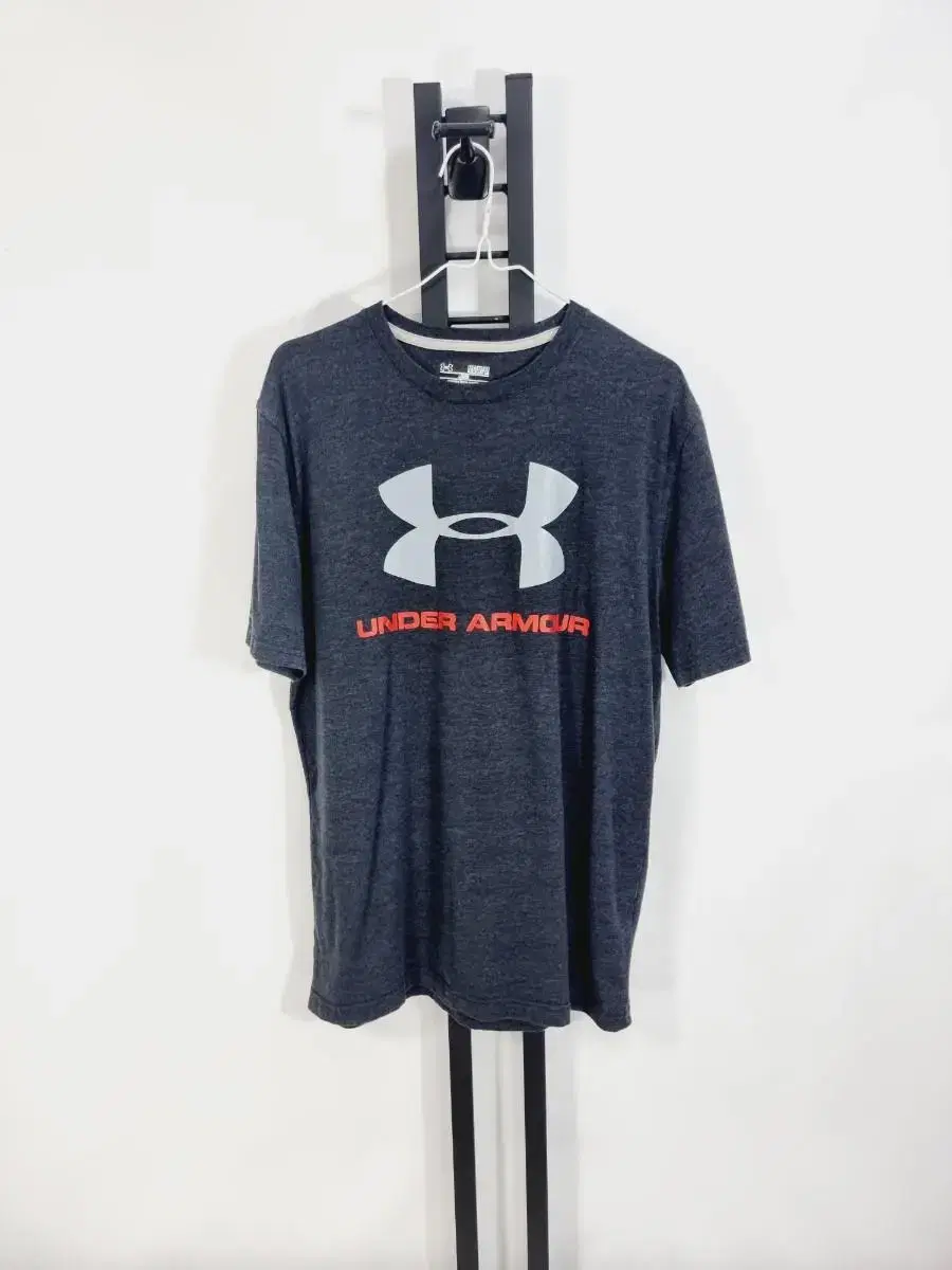 Under Armour Vahn Shorty Big Logo Charcoal Gray M