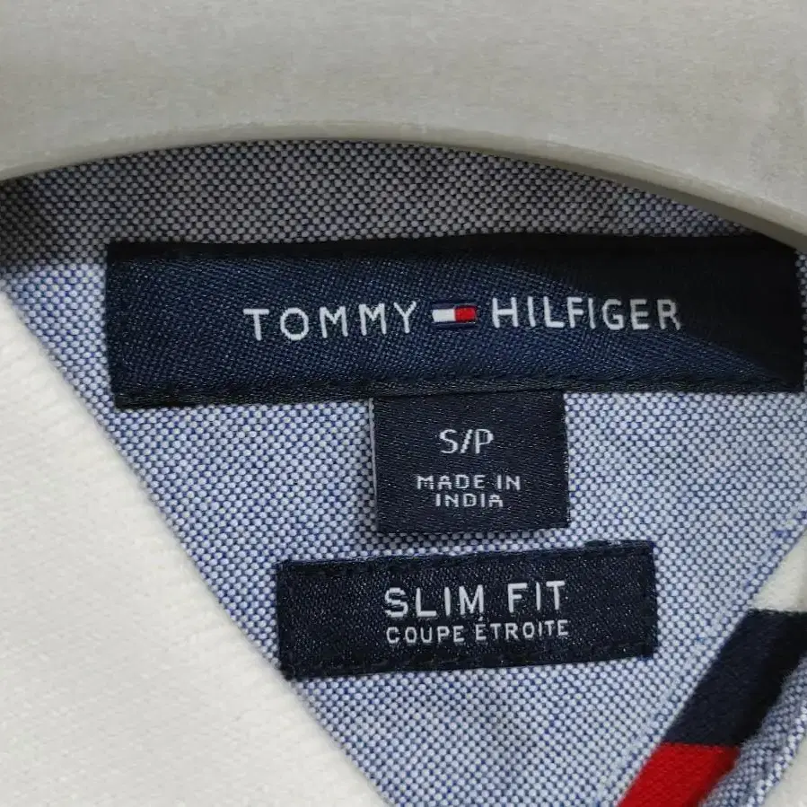 TOMMY HILFIGER 타미 힐피거 여성 4색단가라 반팔카라티