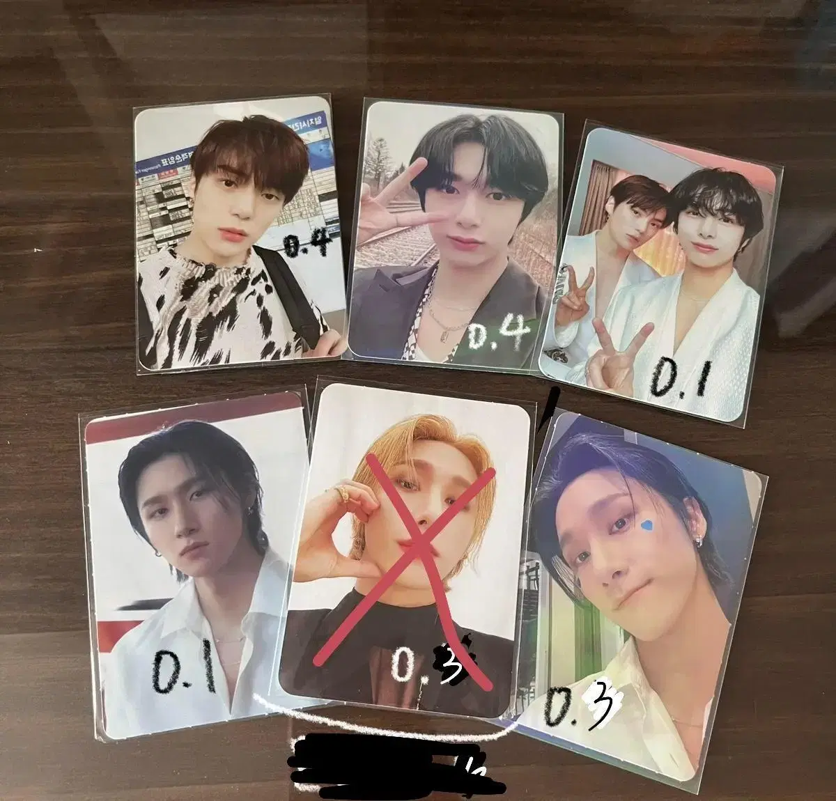 monsta x photocard shape of love