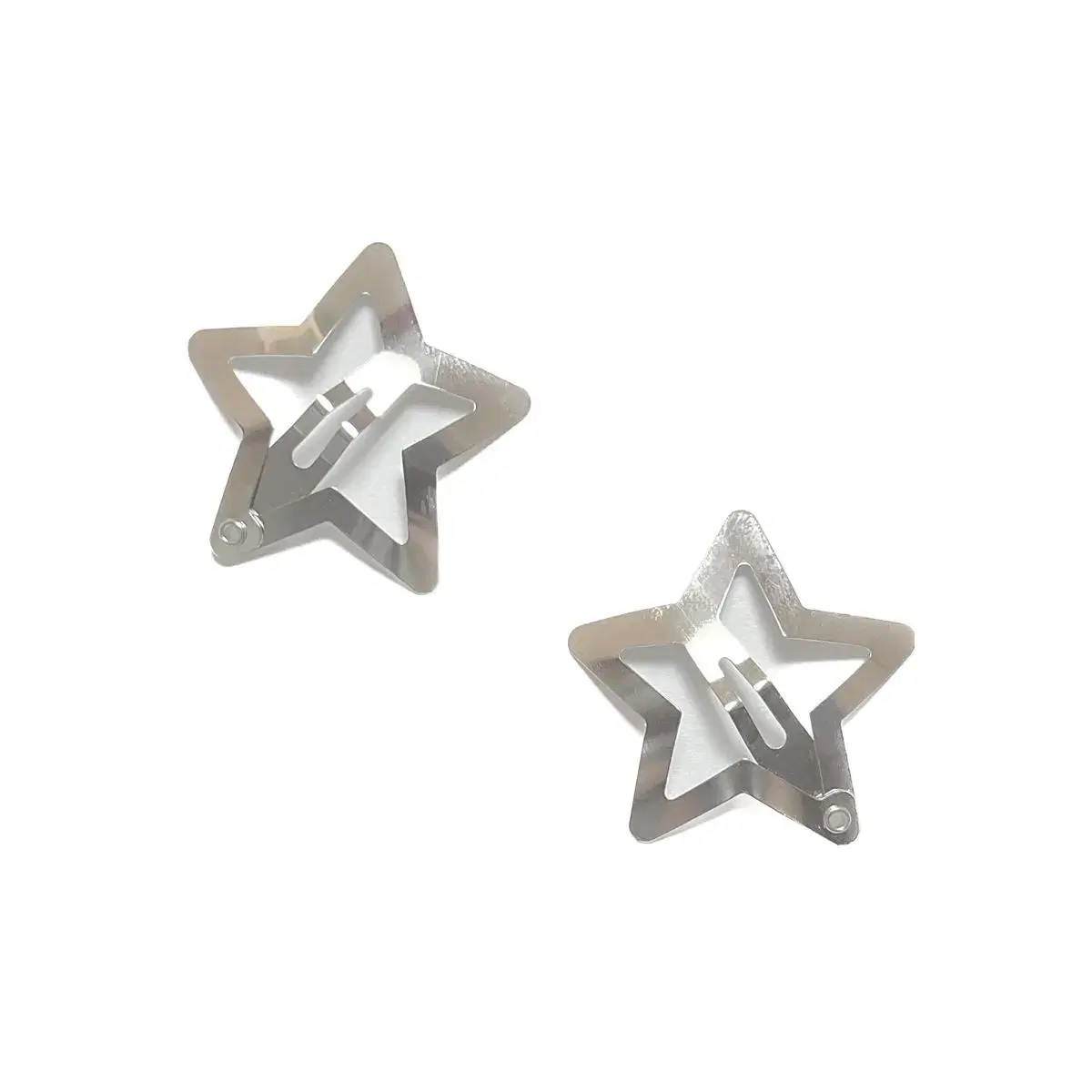 (5pcs) y2k star hair pin y2k 별 똑딱삔 별핀