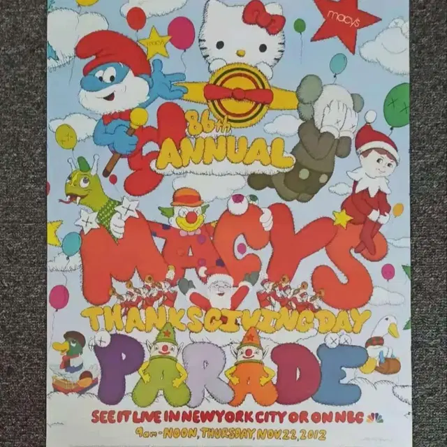 2012년 KAWS x Macys Parade poster