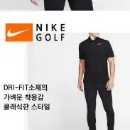 정품 나이키 드라이핏 빅토리 솔리드 골프 반팔