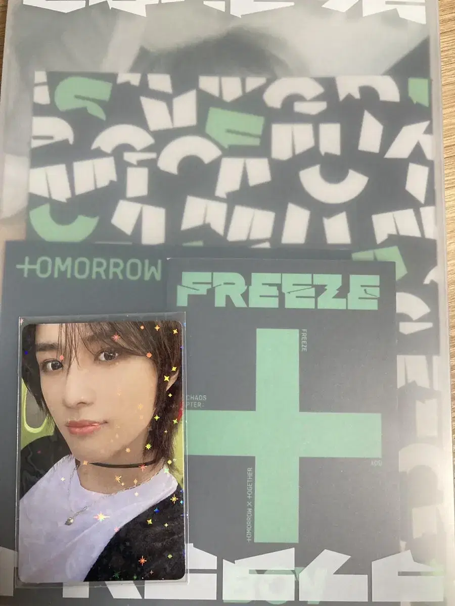 txt freeze album beomgyu photocard incl.