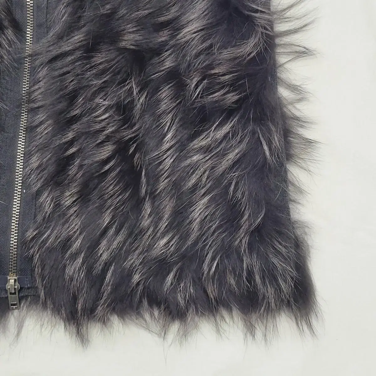 TimePostmodern foxfur vest