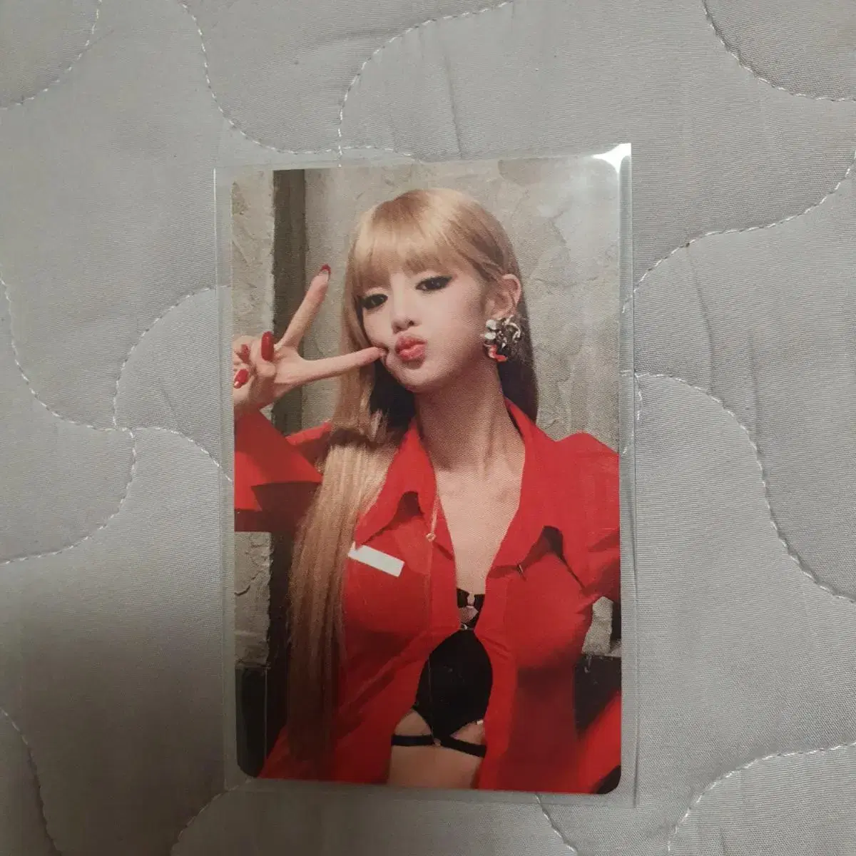 Woman idle minnie Nxde I Love broadcast photocard Photocard