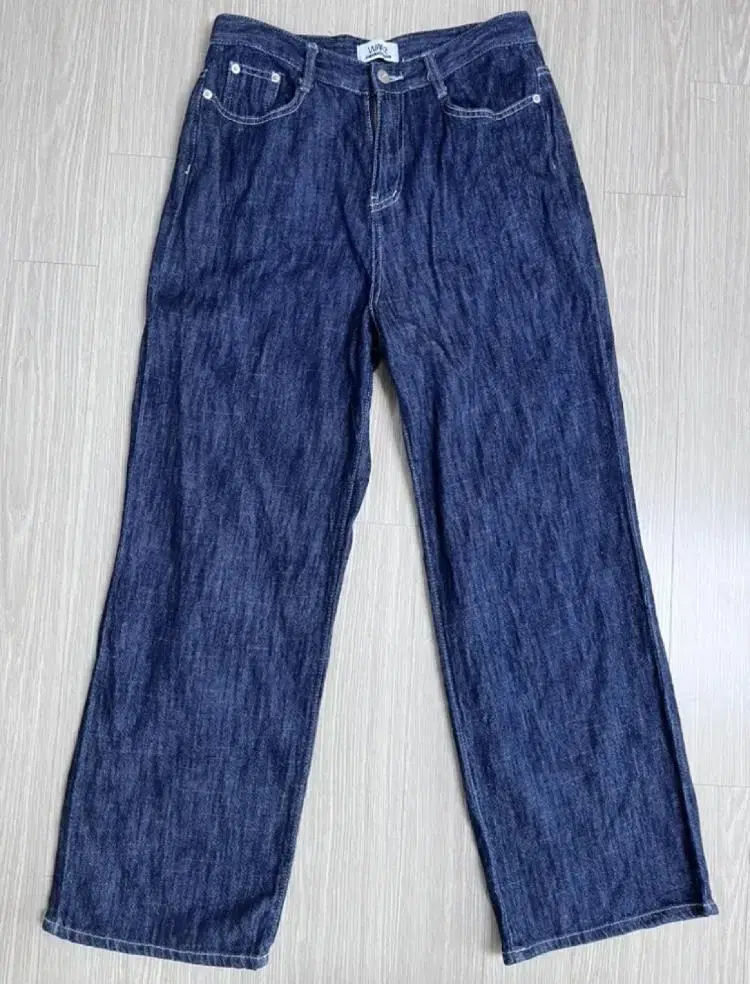 WAR W67 Wide Ma Denim Dark Blue Denim Pants