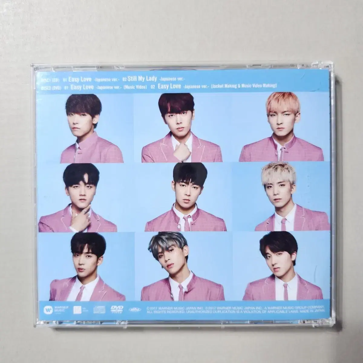 에스에프나인 SF9 EASY LOVE 일본 한정반 싱글 CD DVD 중고