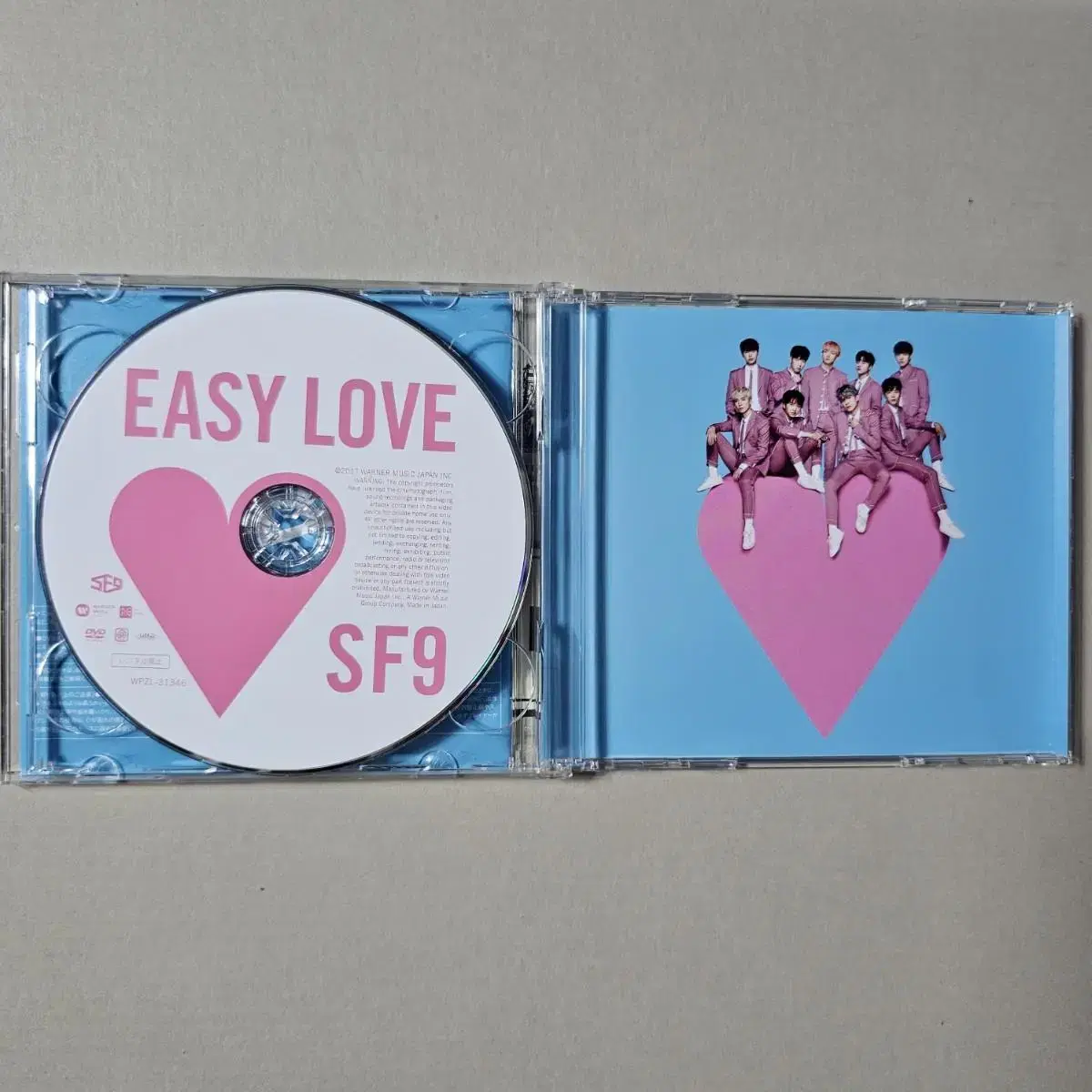 에스에프나인 SF9 EASY LOVE 일본 한정반 싱글 CD DVD 중고