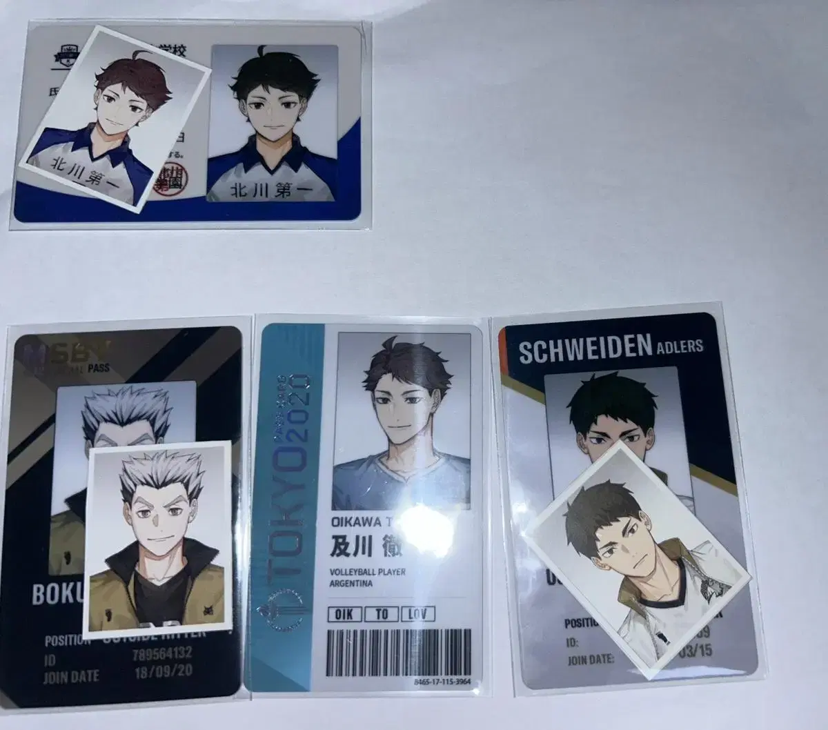 Haikyuu student ID, club ID, popnidang