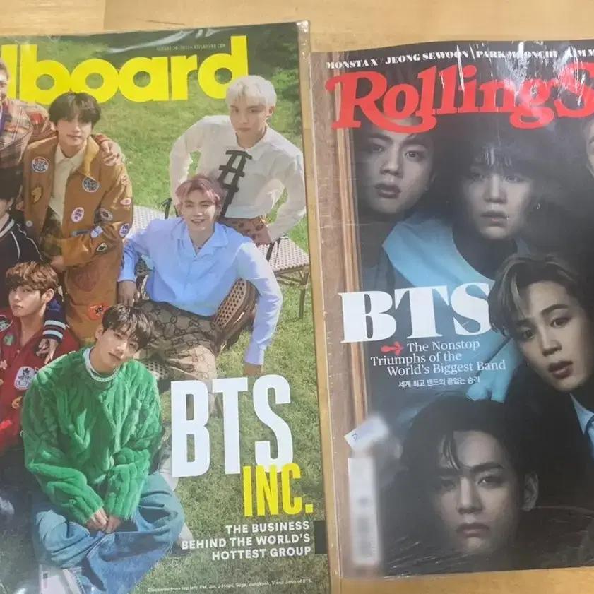 미개봉)방탄소년단 Billboard 잡지, Rollingstone 잡지