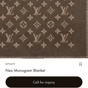 Neo Monogram Blanket - M70439