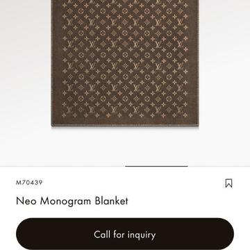 Louis Vuitton Neo monogram blanket (M70439)