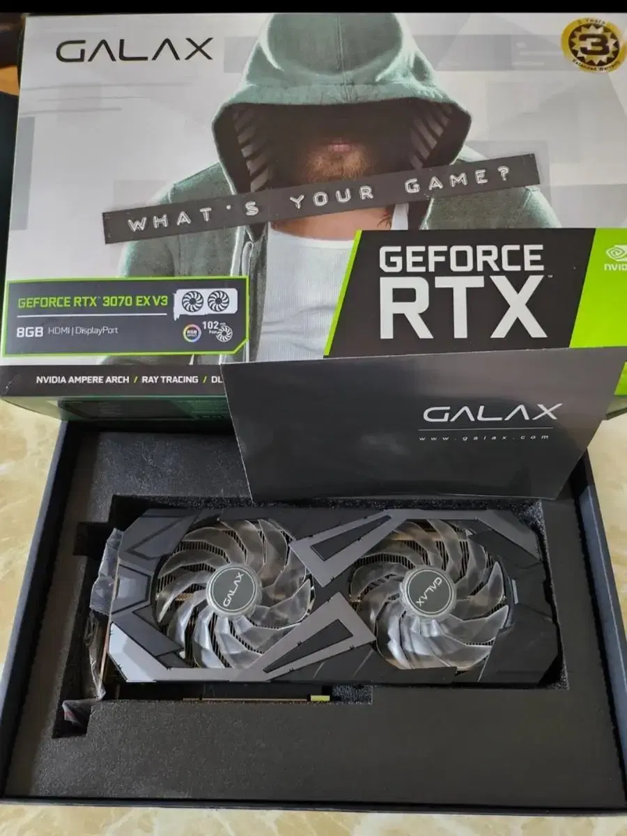 지포스 RTX 3070 EX팝니다(풀박 상태양호)