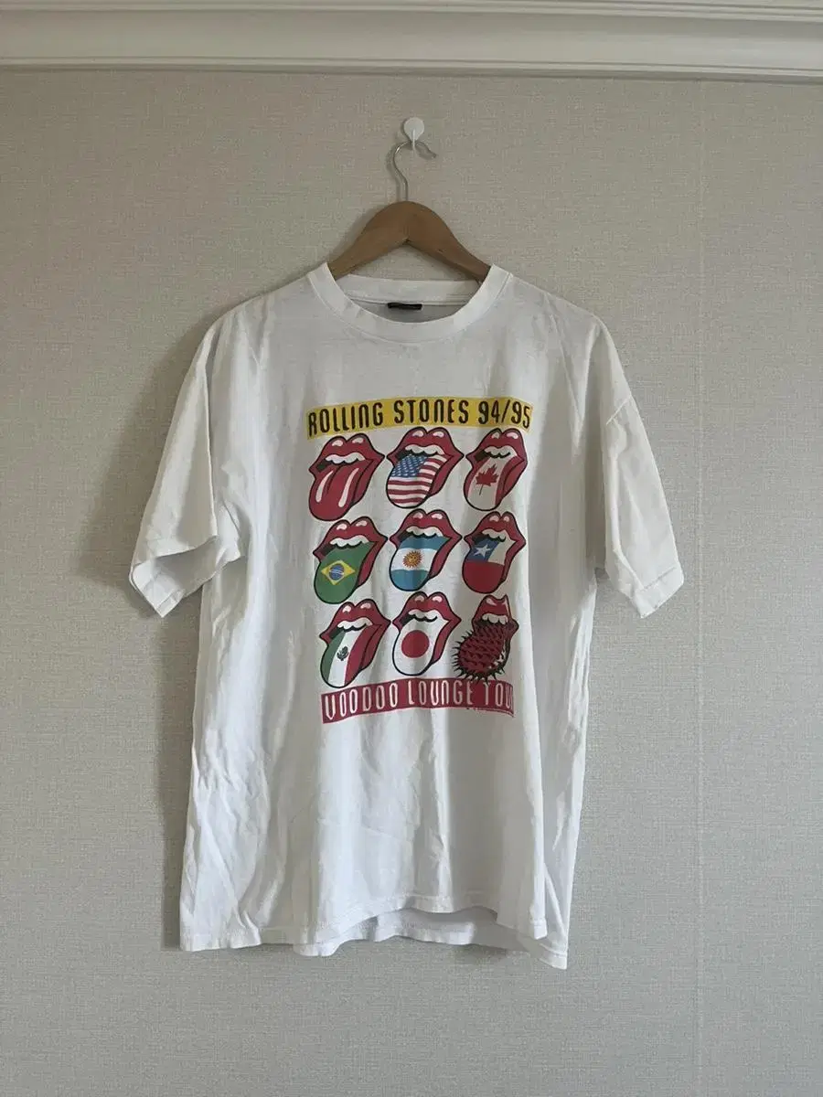 90s rolling stones band tshirts(롤링스톤즈)