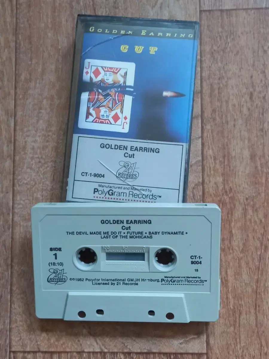 golden earring imported cassette tape