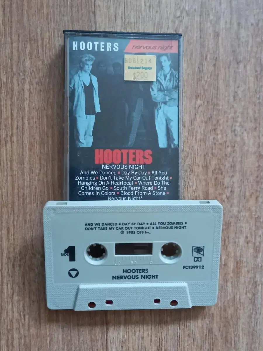 hooters Imported cassette tapes