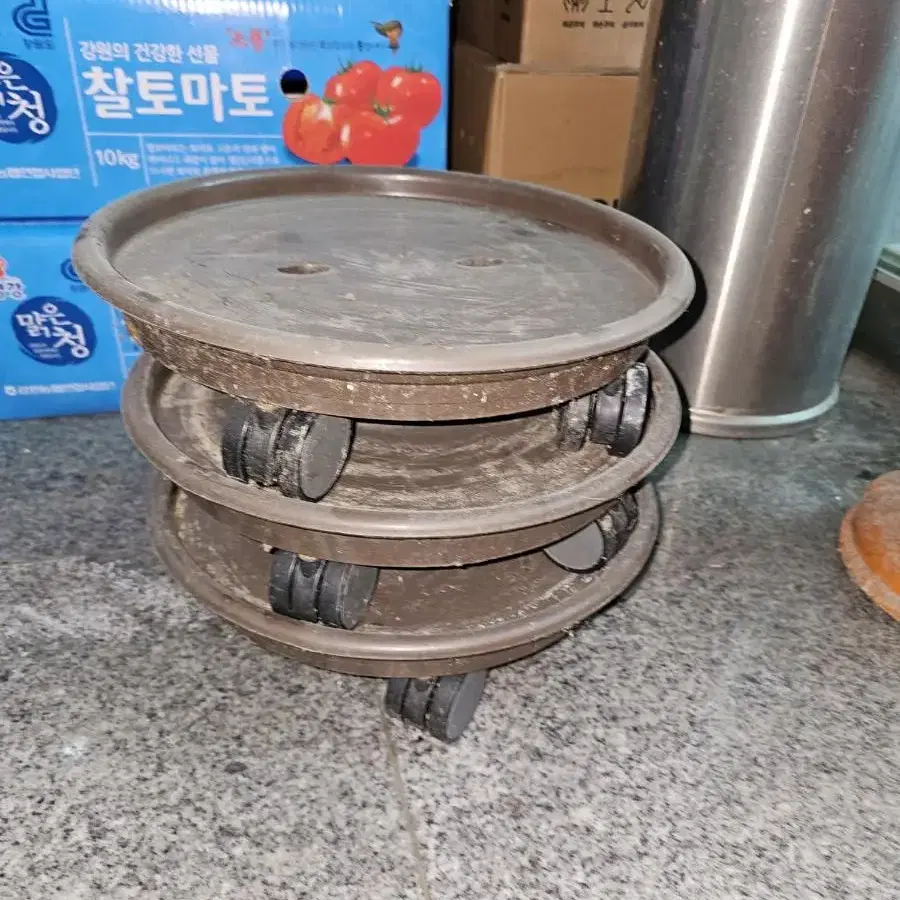 대형이동식화분받침대