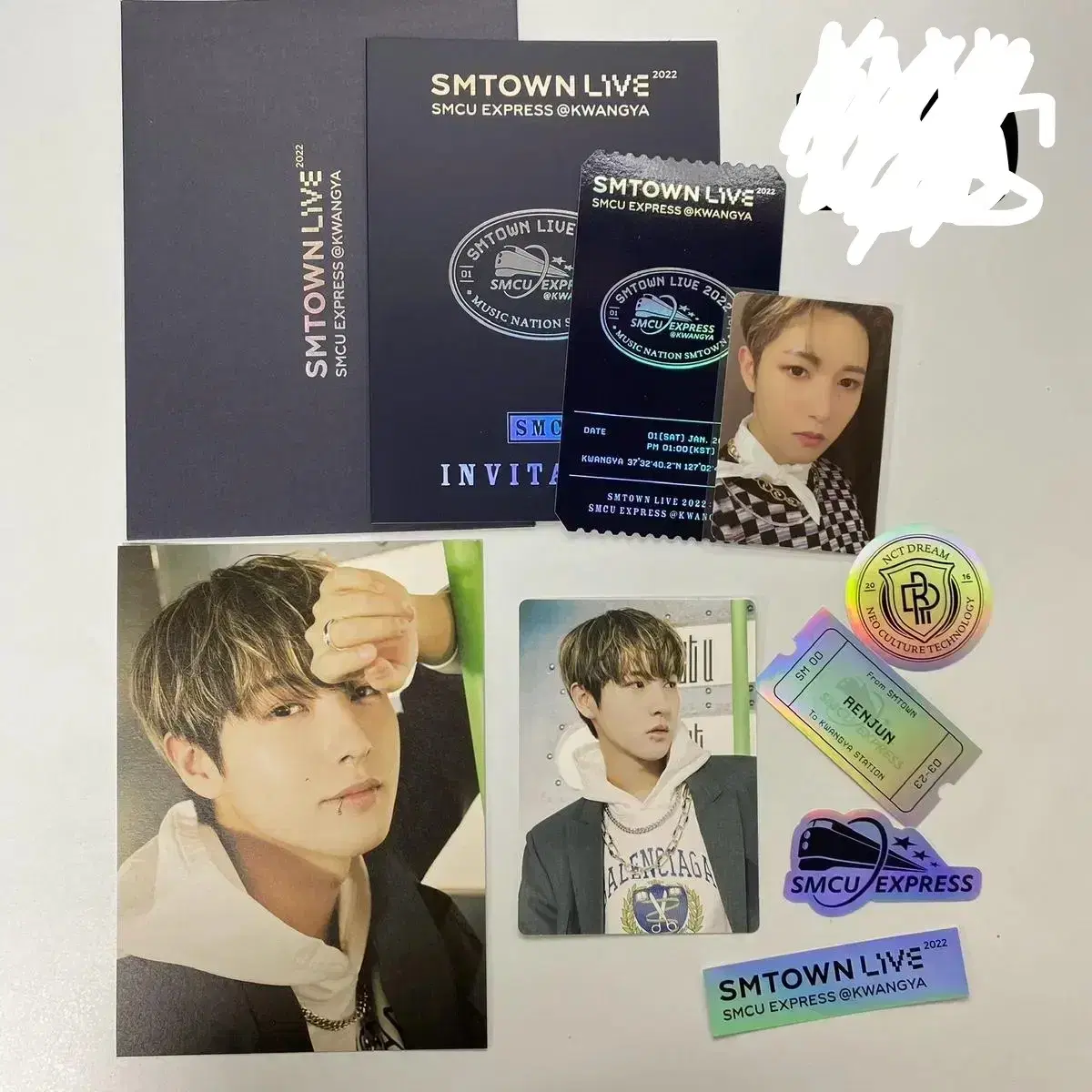 Renjun photocard S.M.C.U. S.M.C.U. A.R. Ticket Set