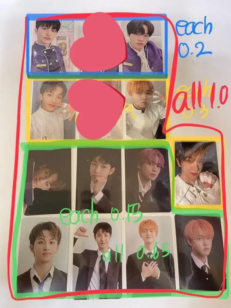 nct dream season's greetings photocard wts mark renjun jeno jaemin haechan chenle