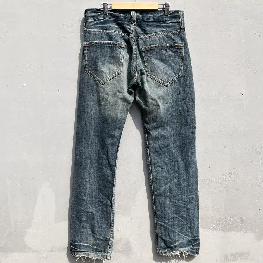 vintage dragon washing denim pants  허리-4