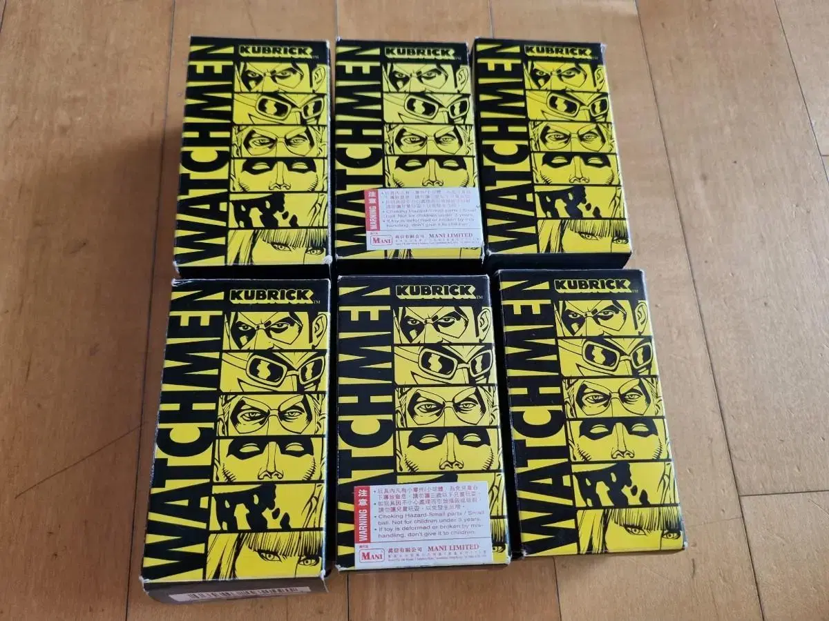 Classics Kubrick Watchmen 6 Piece Full Set