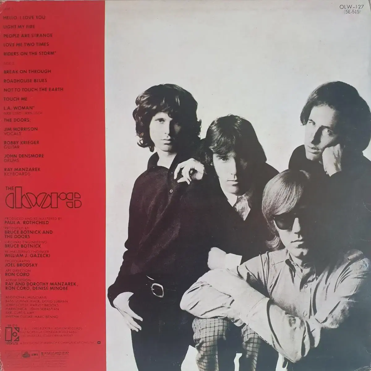 THE DOORS - GREATEST HITS LP