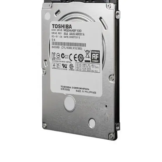 도시바 2.5인치 MQ04ABF100 1TB HDD - 미개봉/미