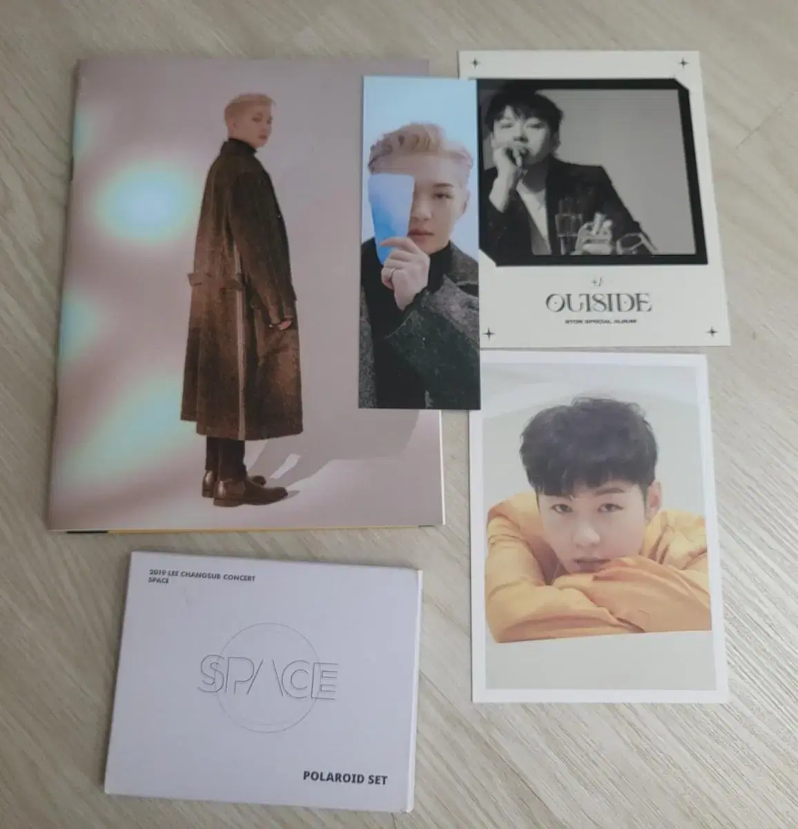 btob changsub md wts notes polaroid