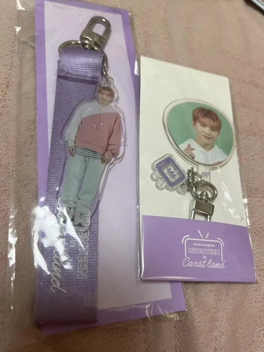 Seventeen Caratland keyring woozi