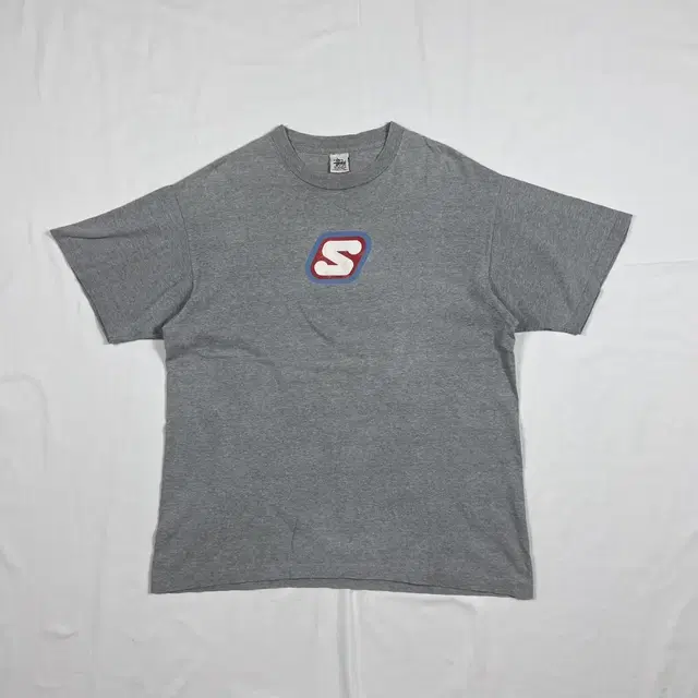 90s 스투시 stussy s 로고 프린트 반팔티