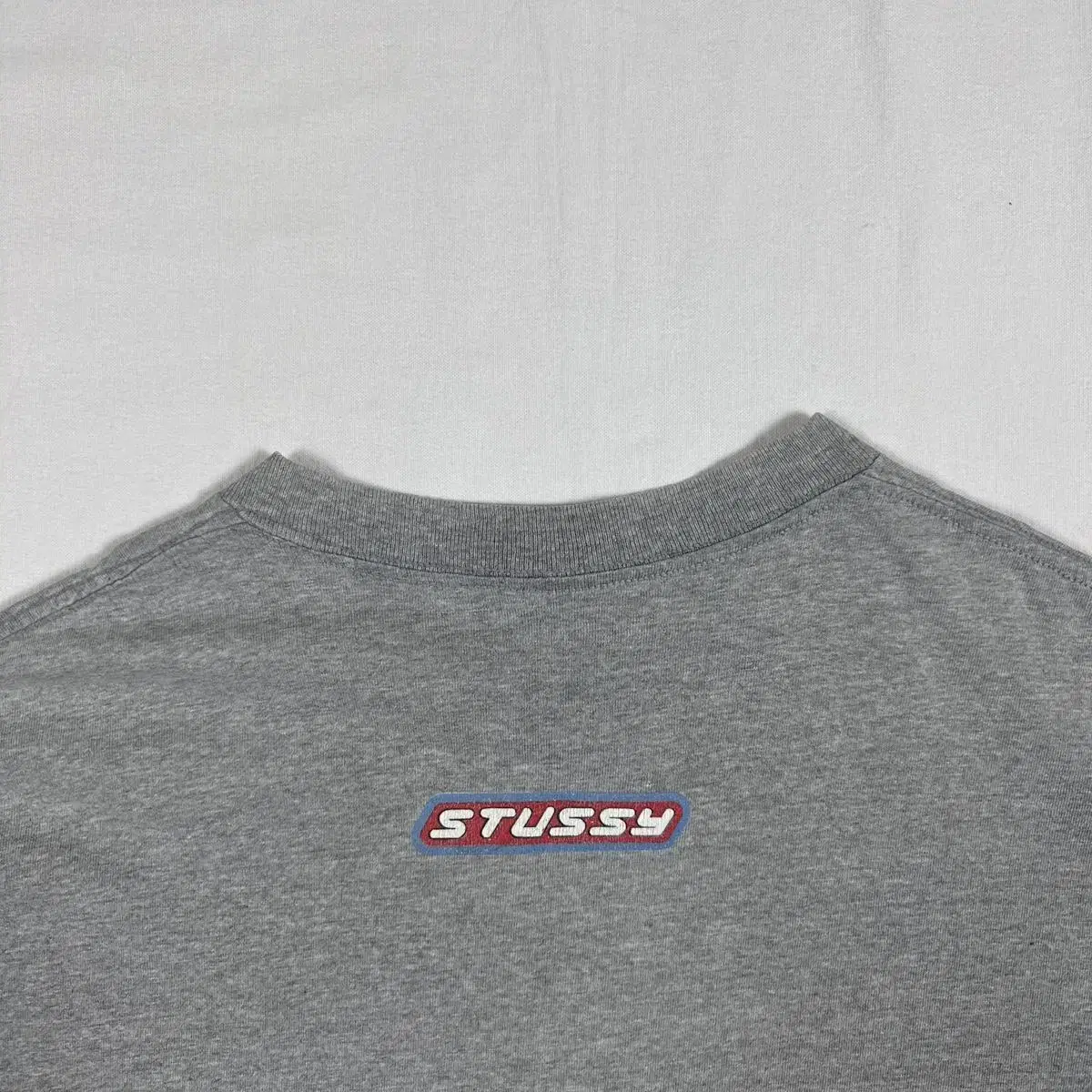 90s 스투시 stussy s 로고 프린트 반팔티