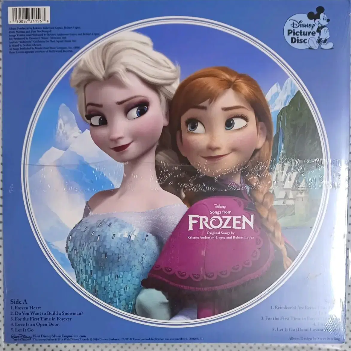 The Frozen - 겨울왕국 미개봉Picture LP