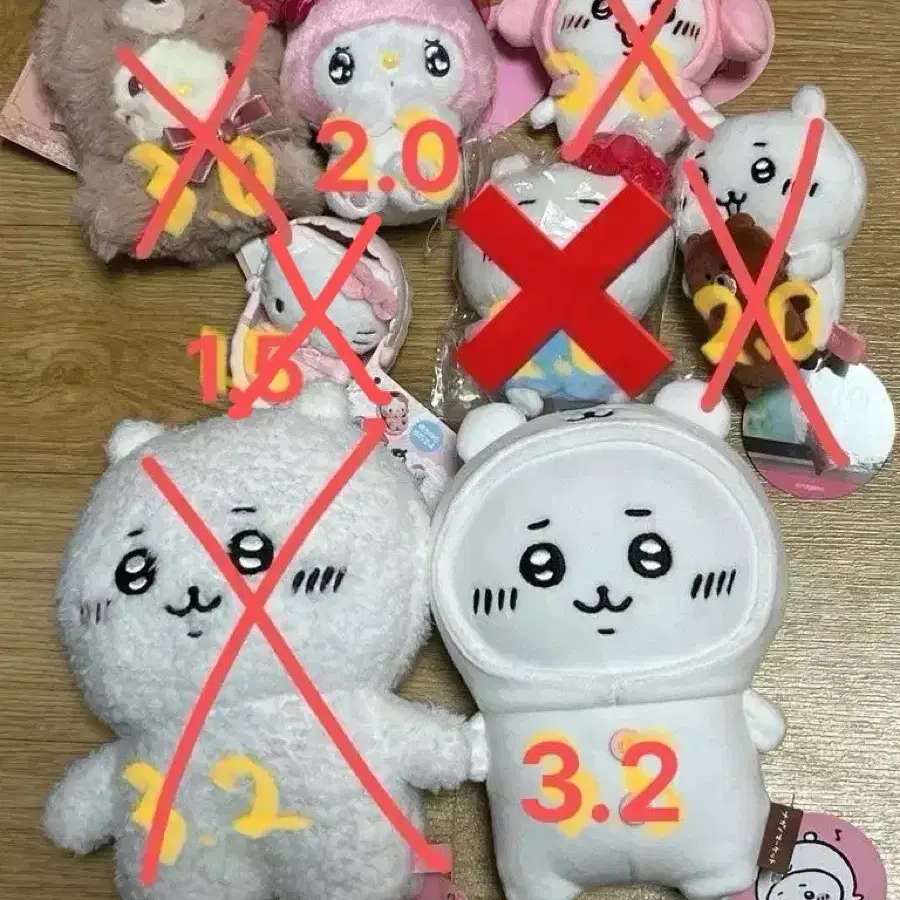 산리오 치이카와 에모큥 농담곰 마이멜로디 헬로키티