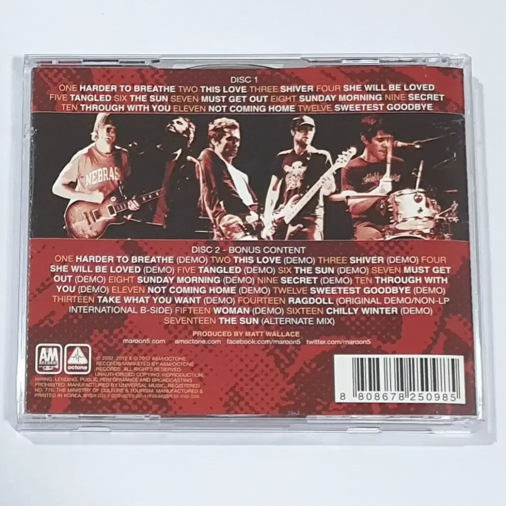 마룬파이브 Songs About Jane 10주년 에디션 앨범 시디 CD