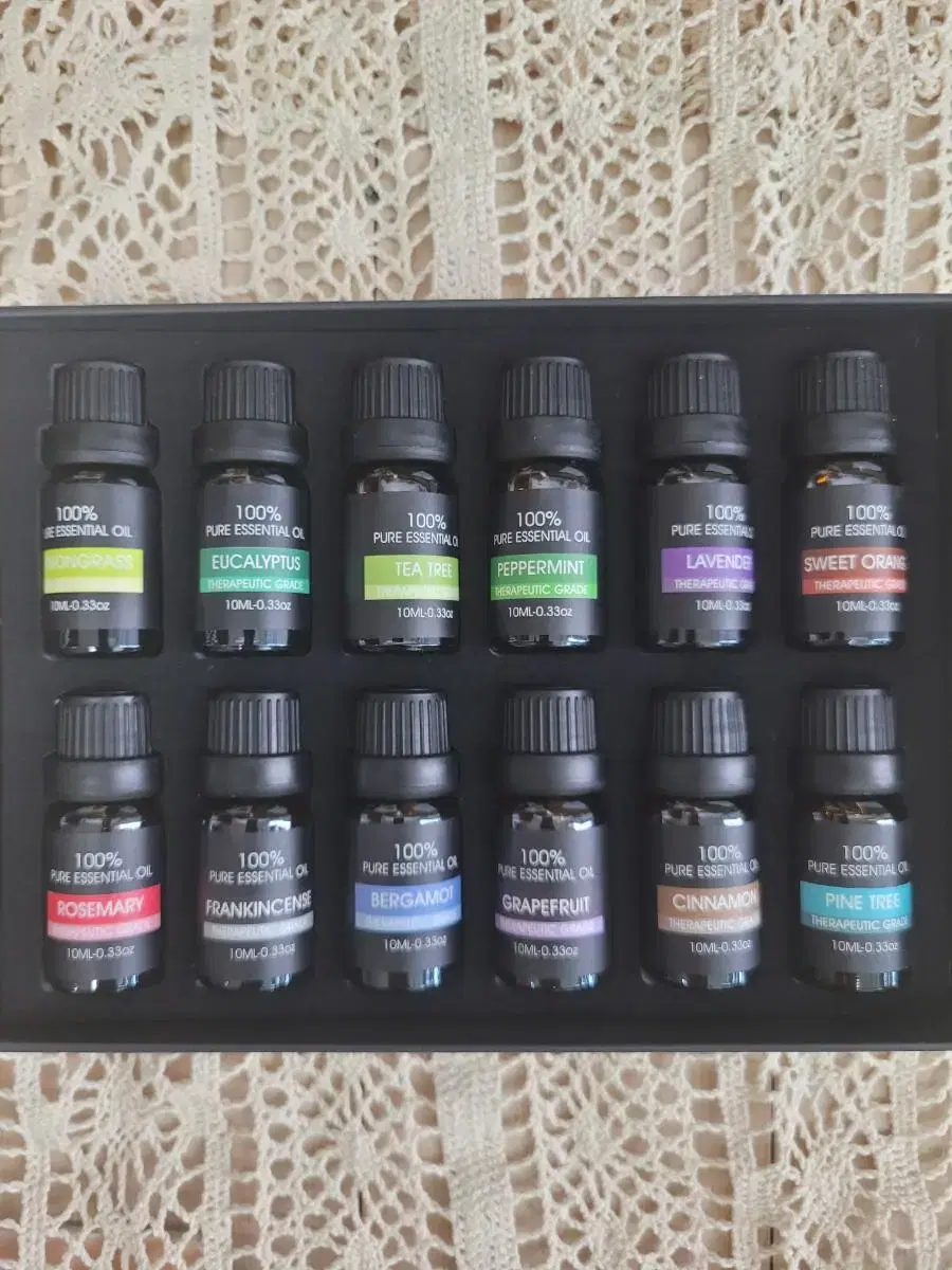 (NEW)100% PURE Therapeutic Grade Essential Oils 10ML SET of 12